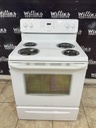 Frigidaire Used Electric Stove 220volts (40/50 AMP) 30inches {4 prong} (White) 