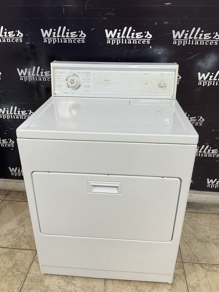 Kenmore Used Electric Dryer 220volts (30 AMP) 29inches {3 prong} (White) 
