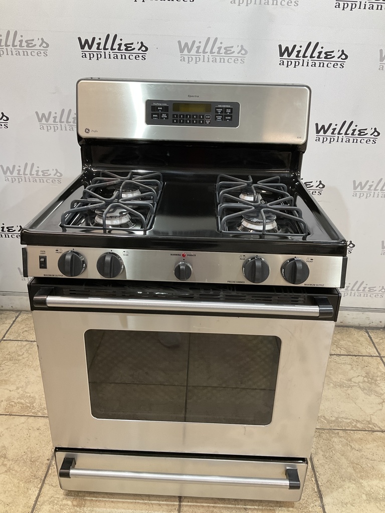 Ge Used Natural Gas Stove 30inches (Stainless Steel) 