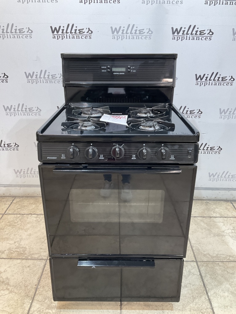 Premier Used Natural Gas Stove 24inches (Black) 