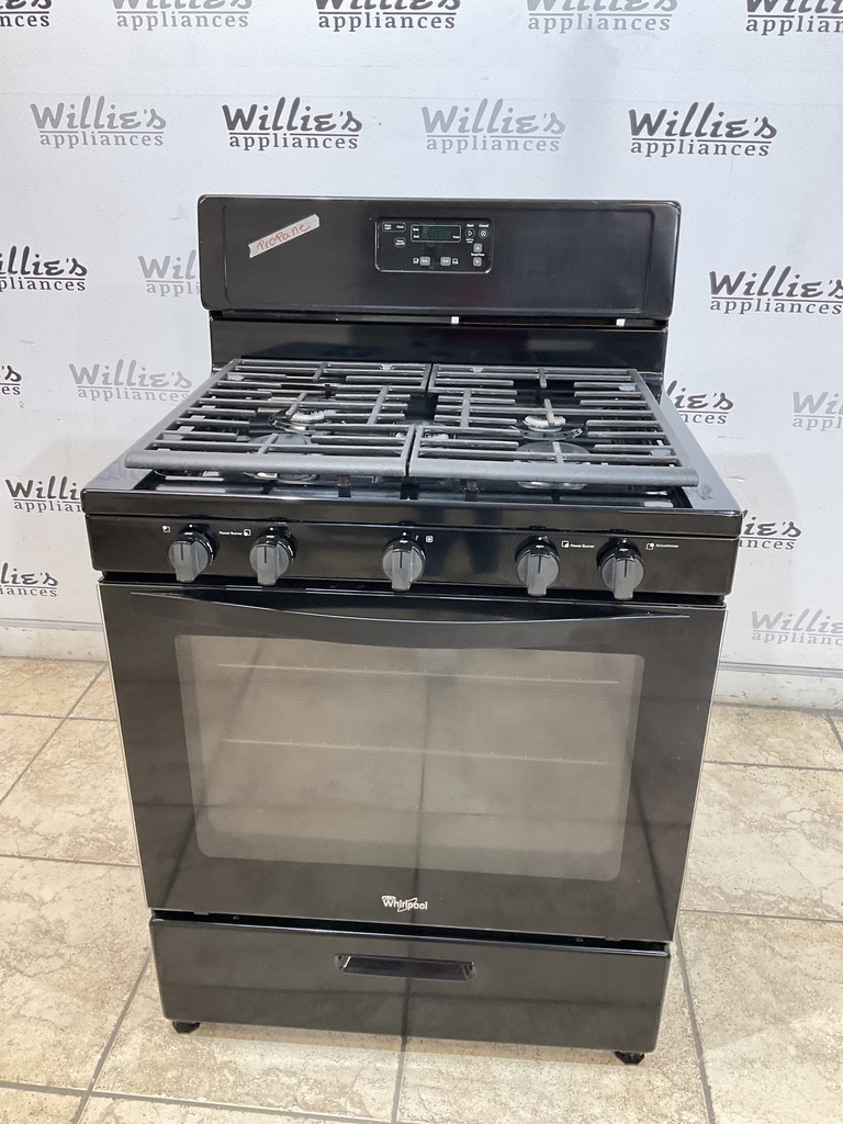 Whirlpool Used Gas Propane Stove 30inches (Black)