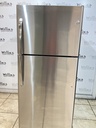 Ge Used Refrigerator Top and Bottom 30x66 1/2” (Stainless Steel) 
