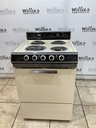 Welbilt Used Electric Stove 220volts (40/50 AMP) 24inches {3 prong} (Bisque) 