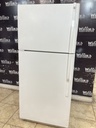 Ge Used Refrigerator Top and Bottom 30x66 (White) 