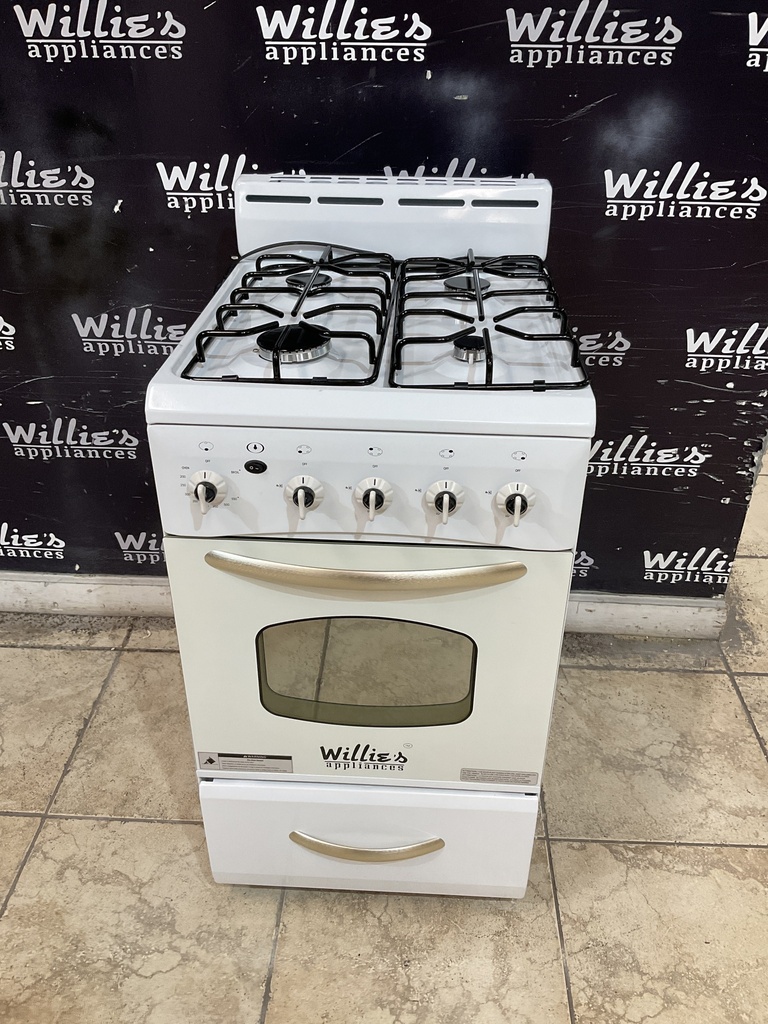 Willie’s Used Natural Gas Stove 20inches (White) 