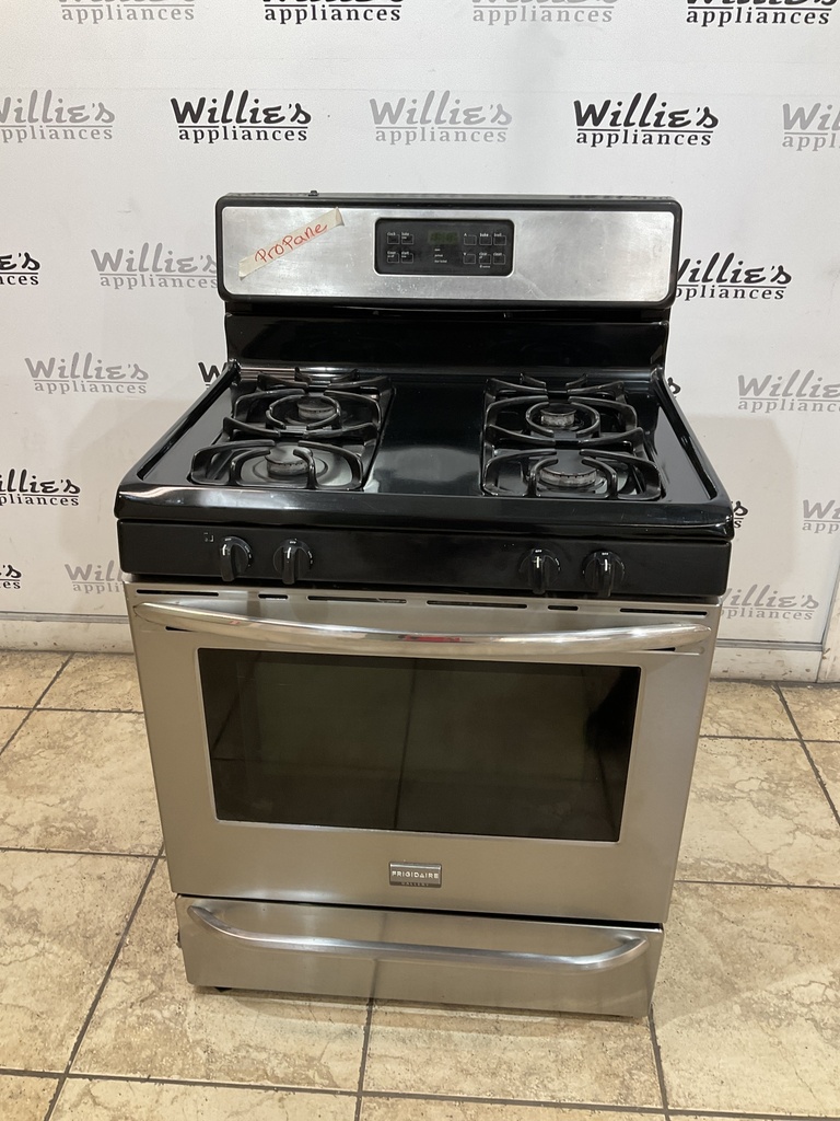 Frigidaire Used Gas Propane Stove 30inches (Stainless Steel) 