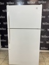 Whirlpool Used Refrigerator Top and Bottom 33x66 (White) 