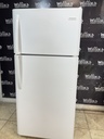 Frigidaire Used Refrigerator Top and Bottom 30x65 1/2” (White) 