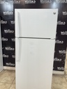 Ge Used Refrigerator Top and Bottom 28x61 1/2” (White) 