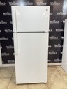 Ge Used Refrigerator Top and Bottom 28x67 (White) 