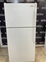 Whirlpool Used Refrigerator Top and Bottom 30x66 (White) 