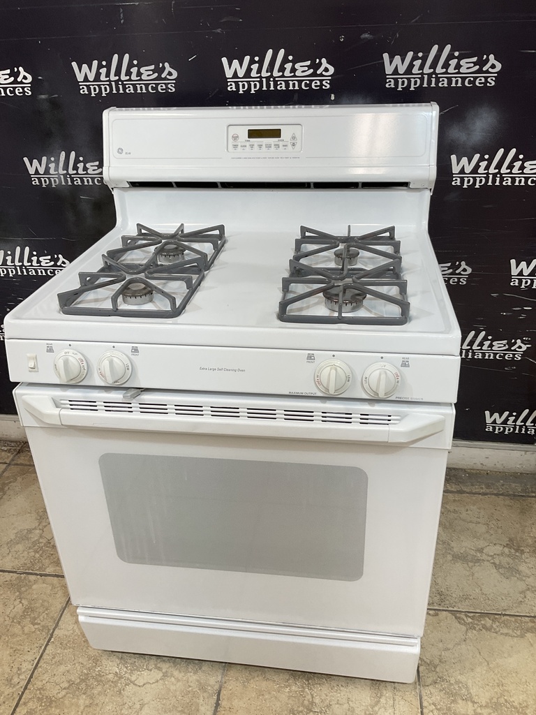 Ge Used Natural Gas Stove 30inches (White) 