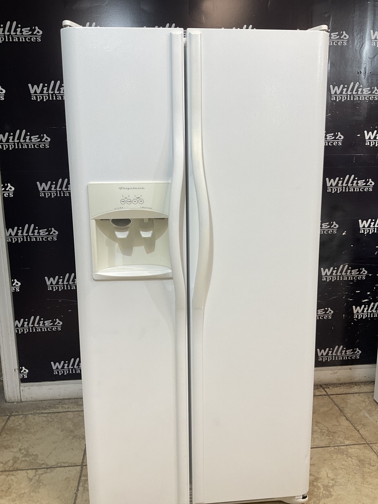 Frigidaire Used Refrigerator Side by Side 33x69 1/2” (White) 