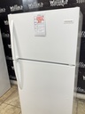 Frigidaire Used Refrigerator Top and Bottom 28x59 1/2” (White) 