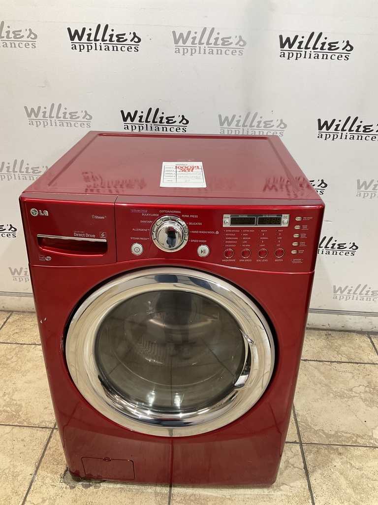 Lg Used Washer Front-load 27inches (Red) 