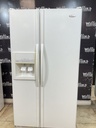 Whirlpool Used Refrigerator Side by Side 36x69 1/2” (White) 