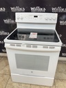 Ge Used Electric Stove 220volts (40/50 AMP) 30inches {no cord} (White) 