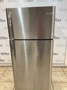 Frigidaire Used Refrigerator Top and Bottom 30x65 1/2” (Stainless Steel) 
