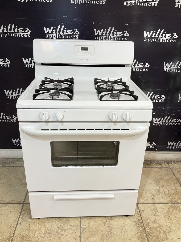 Frigidaire Used Natural Gas Stove 30inches (White) 