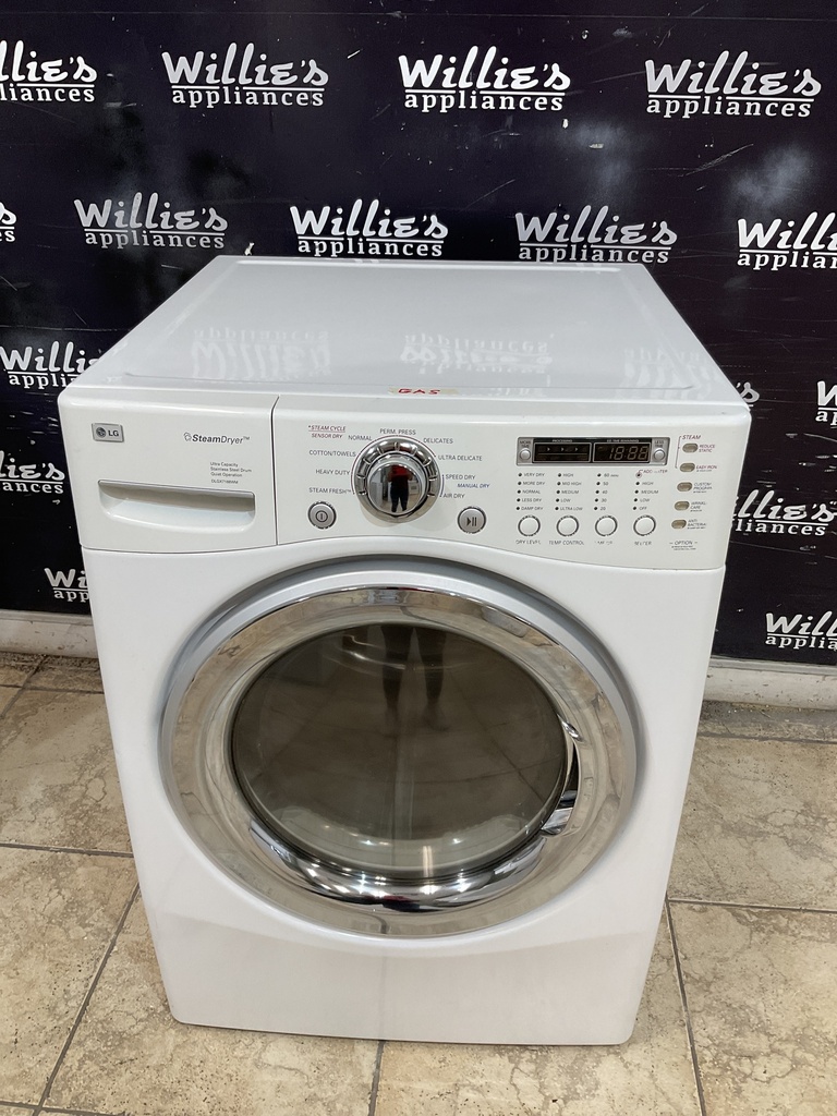 Lg Used Natural Gas Dryer 27inches (white) 
