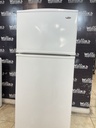 Amana Used Refrigerator Top and Bottom 28x68 (White) 