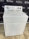 Whirlpool Used Electric Dryer 220volts (30 AMP) 29inches {3 prong} (White) 