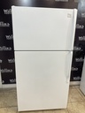 Whirlpool Used Refrigerator Top and Bottom 33x66 (White) 