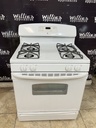 Ge Used Natural Gas Stove 30inches (White) 