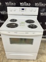 Whirlpool Used Electric Stove 220volts (40/50 AMP) 30inches {no cord} (White) 