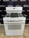 Ge Used Natural Gas Stove 30inches (White) 