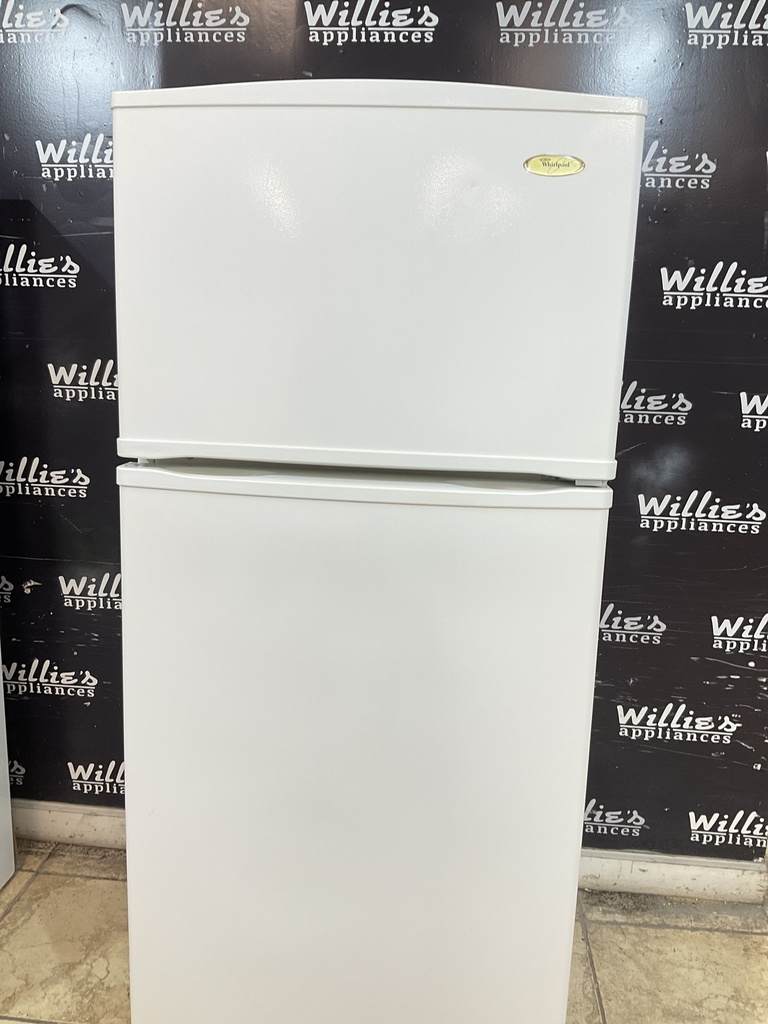 Whirlpool Used Refrigerator Top and Bottom 28 1/2” x 66 1/2” (White) 