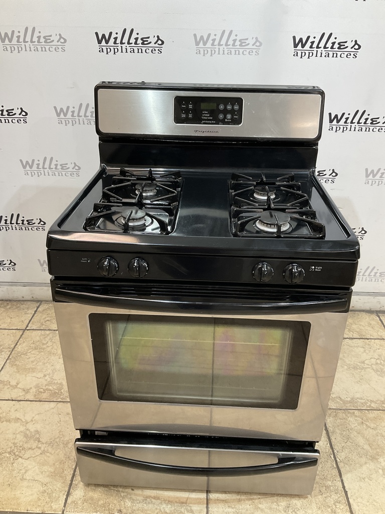 Frigidaire Used Natural Gas Stove 30inches (Stainless Steel) 