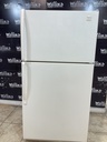 Whirlpool Used Refrigerator Top and Bottom 33x66 (Bisque) 