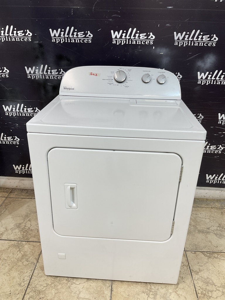 Whirlpool Used Natural Gas Dryer 29inches (White)
