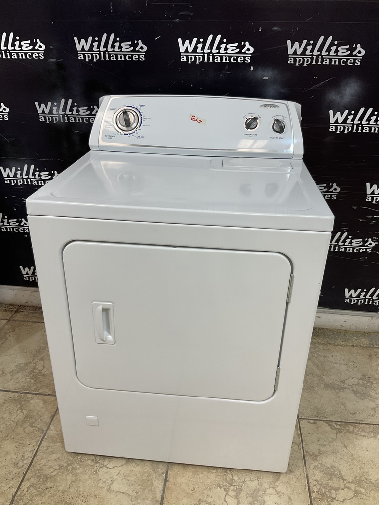 Whirlpool Used Natural Gas Dryer 29inches (White) 