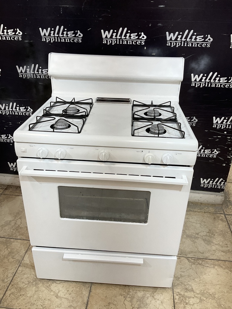Frigidaire Used Natural Gas Stove 30inches (White)