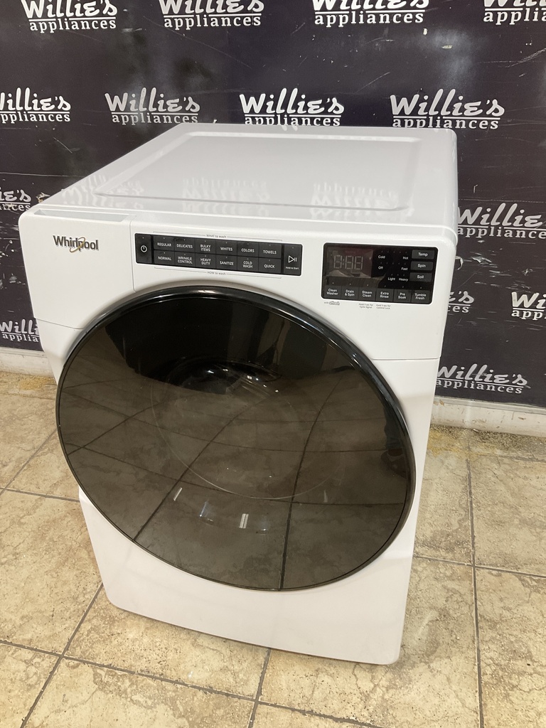 Whirlpool Used Washer Front- load 27inches (white) 