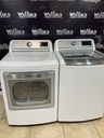 Lg Used Electric Dryer 220volts (30 AMP) 27inches {4 prong} (White)