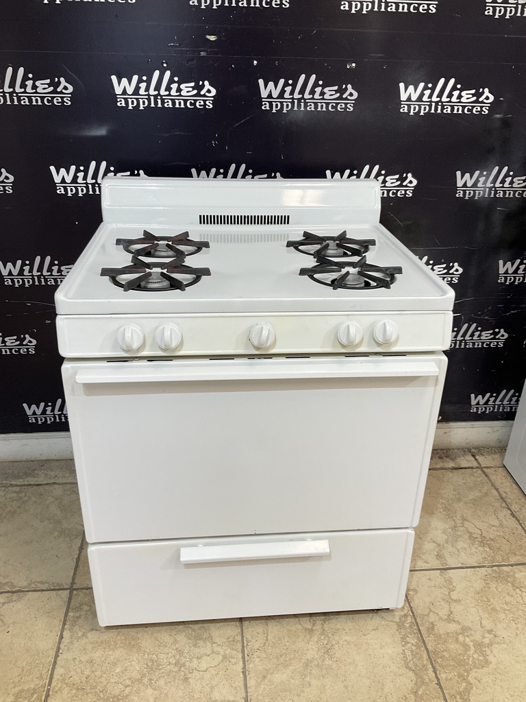 Premier Used Natural Gas Stove  30inches (White) 