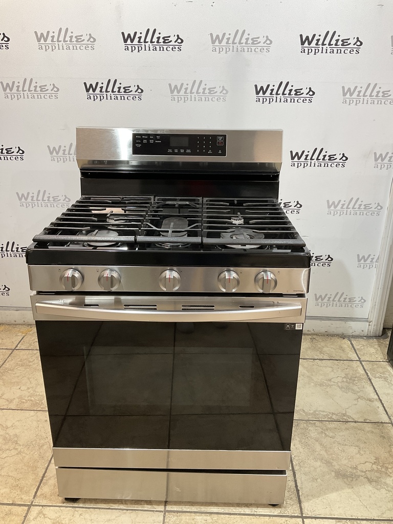 Samsung Used Natural Gas Stove 30inches (Stainless Steel) 