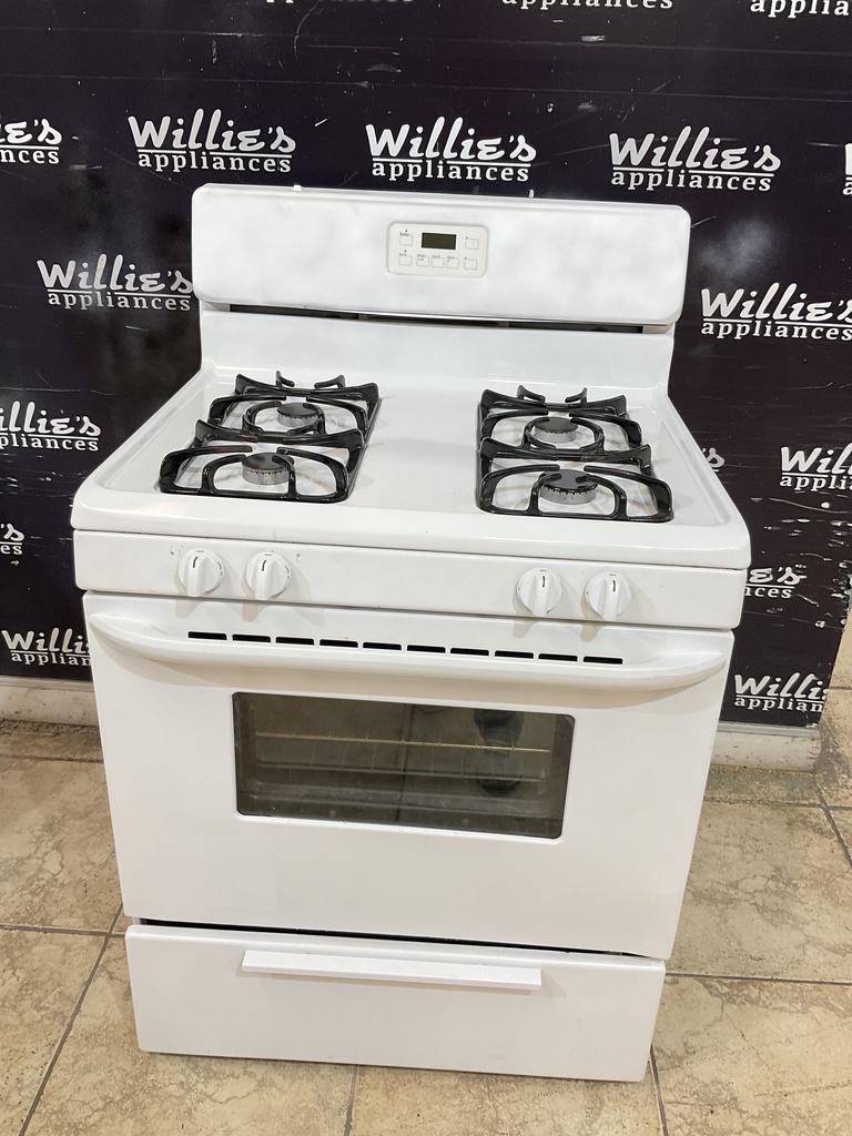 Frigidaire Used Natural Gas Stove 30inches (White) 