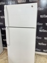 Ge Used Refrigerator Top and Bottom 28x67 (White) 