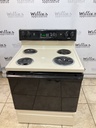 Hotpoint Used Electric Stove 220volts (40/50 AMP) 30inches {no cord} (Bisque/Black) 