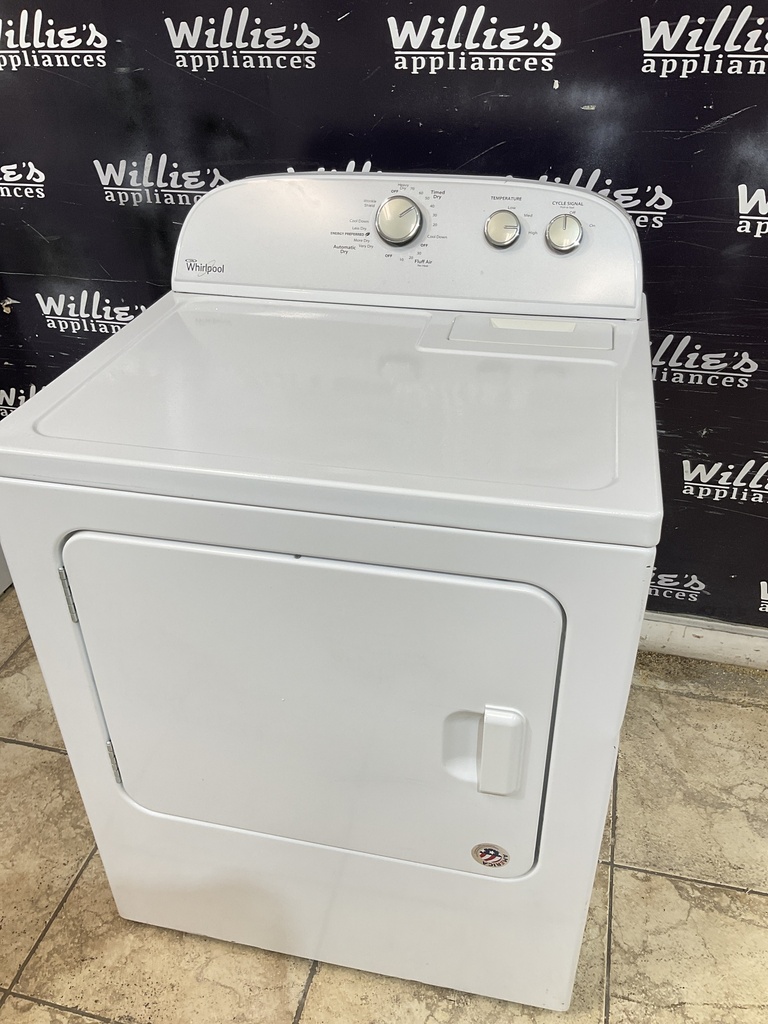 Whirlpool Used Electric Dryer 220volts (30 AMP) 29inches {3 prong} (White) 