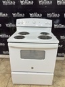 Ge Used Electric Stove 220volts (40/50 AMP) 30inches {no cord} (White) 