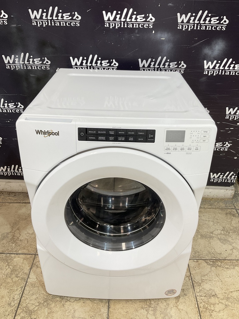Whirlpool Used Washer Front-load 27inches (White) 
