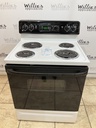 Ge Used Electric Stove 220volts (40/50 AMP) 30inches {no cord} (White) 
