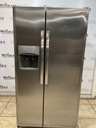 Frigidaire Used Refrigerator Side by Side 36 1/2” x 69 1/2” (Stainless Steel) 