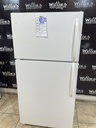 Frigidaire Used Refrigerator Top and Bottom 28x59 1/2” (White) 