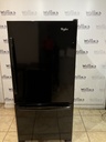 Whirlpool Used Refrigerator Top and Bottom Mount 33x69 1/2” (Black) 